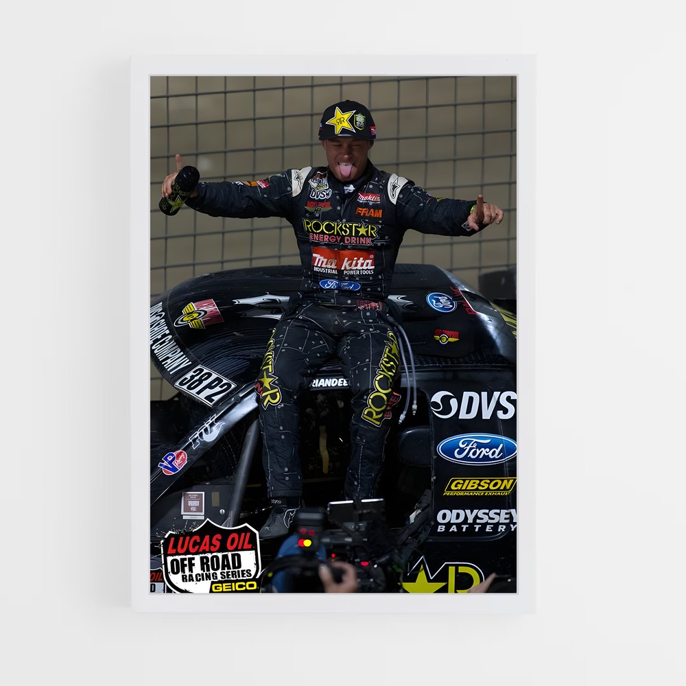 Poster Brian's Throne – affiche Motocross freestyle (vue 3)